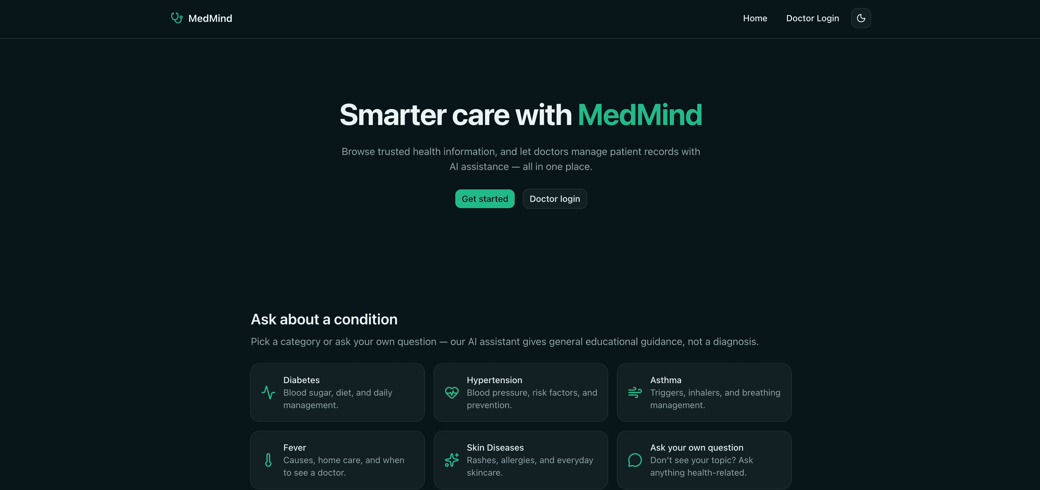 Medmind - Doctor's AI Assistant screenshot 1